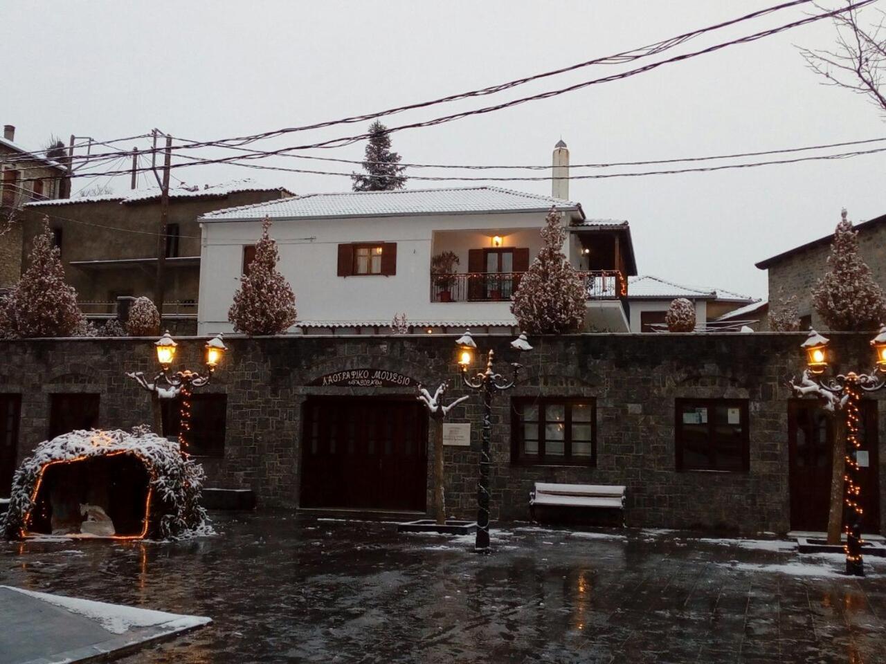 Zephyros Hotel Vytina Exterior foto
