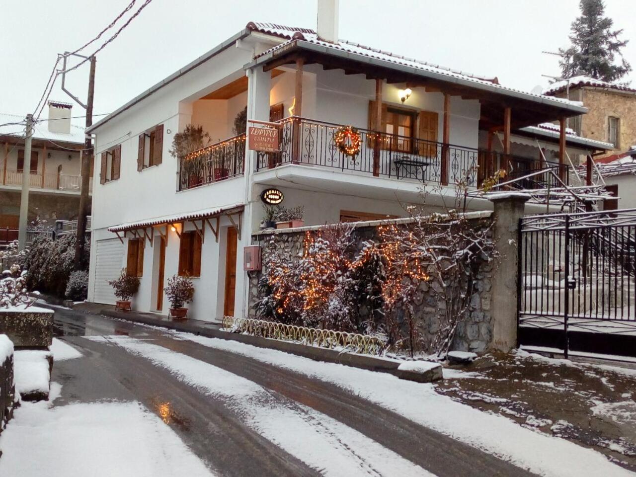 Zephyros Hotel Vytina Exterior foto